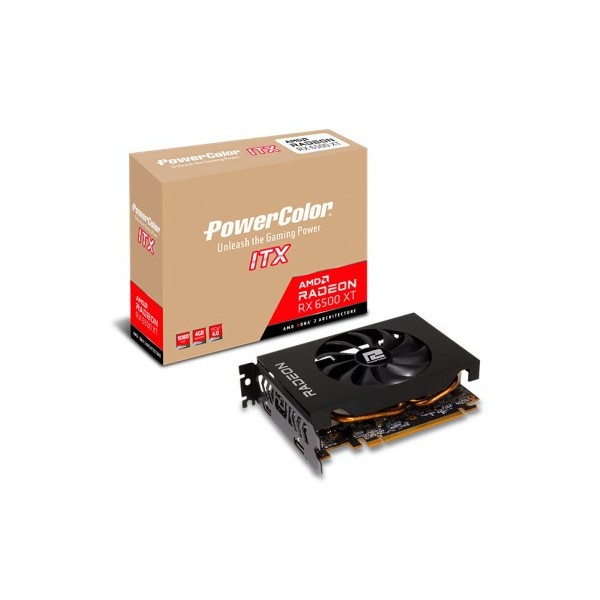 Scheda video PowerColor Radeon RX 6500XT ITX 4GB GDDR6