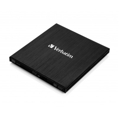 Masterizzatore Esterno Verbatim External Slimline Blu-Ray RW Nero