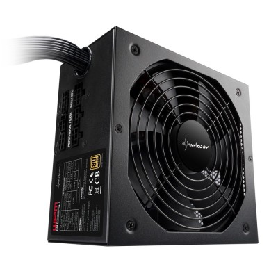 Alimentatore SharkoonWPM 80+ Gold ZERO 550W  ATX Nero