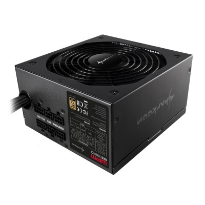 Alimentatore SharkoonWPM 80+ Gold ZERO 550W  ATX Nero