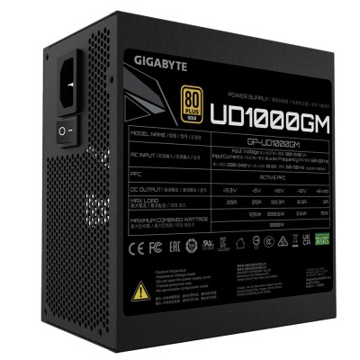 Alimentatore GIGABYTE UD1000 80+ Gold 1000W Nero