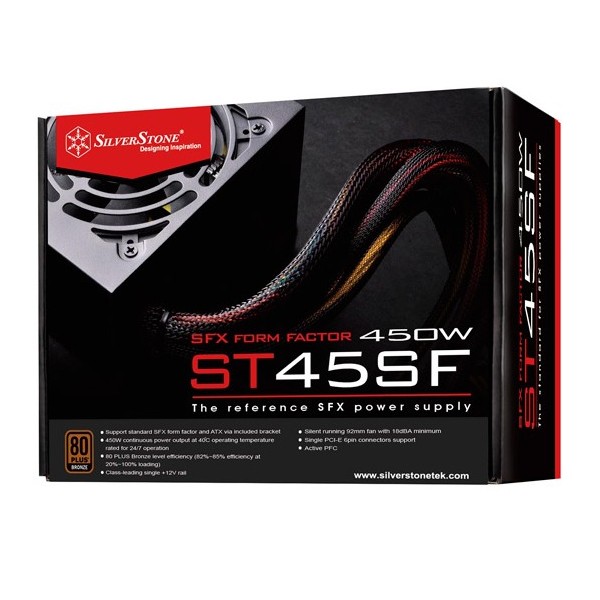 Alimentatore SilverStone ST45SF 450W SFX Nero