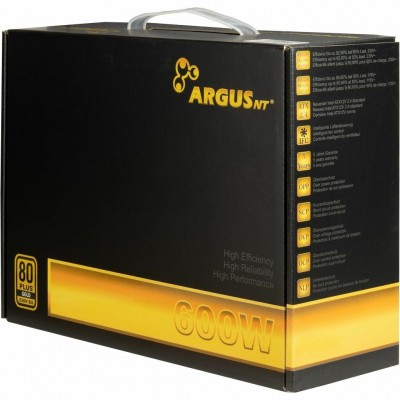 Alimentatore Inter-Tech Argus GPS 600W ATX Nero