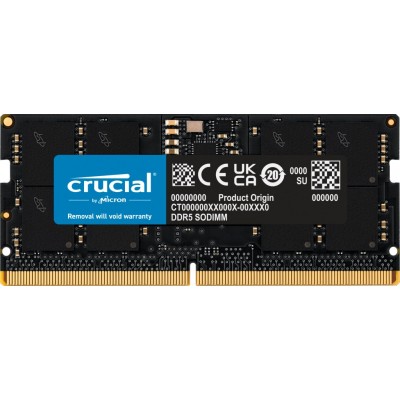 RAM SO-DIMM Crucial DDR5 16GB (1x16) 4800MHz CL40