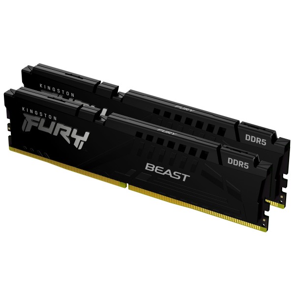 Ram KINGSTON FURY BEAST DDR5 4800MHz 16GB (2x8) XMP 3.0 CL38 NERO