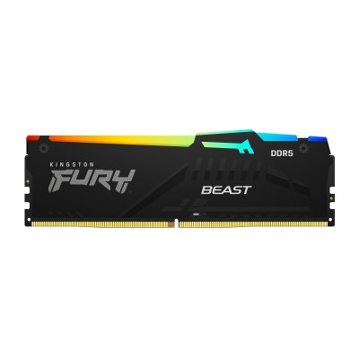 Ram KINGSTON FURY BEAST DDR5 5200MHz 16GB (2x8) RGB XMP 3.0 CL40 NERO