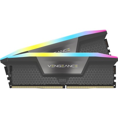 RAM Corsair Vengeance RGB DDR5 64GB (2x32) 5200MHz CL40 AMD EXPO Grigio