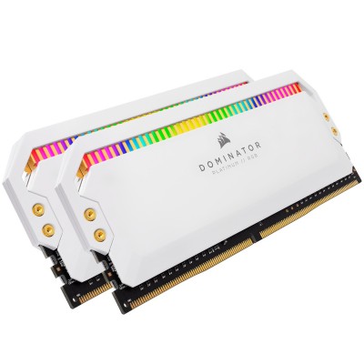 RAM Corsair Dominator Platinum RGB DDR4 3200MHz 16GB (2x8) CL16 Bianco