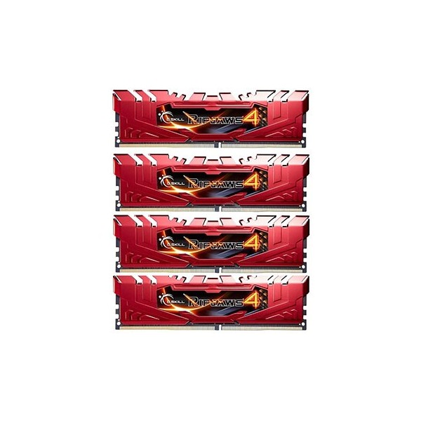 RAM G.Skill Ripjaws 4 DDR4 2666MHz 32GB (4x8) CL15 Rosso