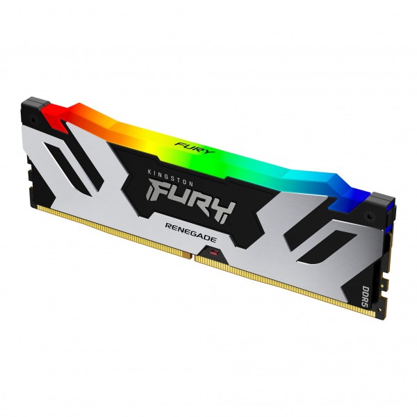 Ram KINGSTON FURY RENEGADE DDR5 6400MHz 16GB (1x16) RGB XMP 3.0 CL 32 ARGENTO