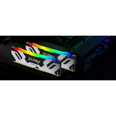 Ram KINGSTON FURY RENEGADE DDR5 6400MHz 16GB (1x16) RGB XMP 3.0 CL 32 ARGENTO