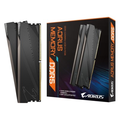 Ram GIGABYTE AORUS DDR5 5200MHz 32GB (2x16) XMP 3.0 CL40 NERO