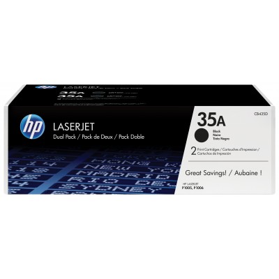 Toner HP 35A 2 pezzi Nero