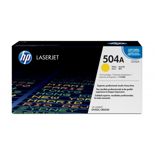 HP toner giallo CE252A 504A 7000 pagine