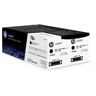 HP Multipack nero CE278AD 78A confezione doppia