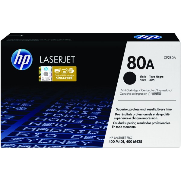 Toner HP 80A Nero