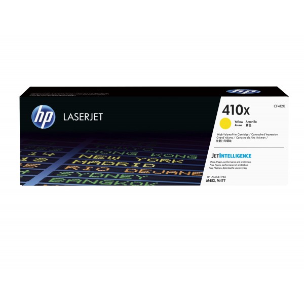 HP toner giallo CF412X 410X 5000 pagine alta capacità 