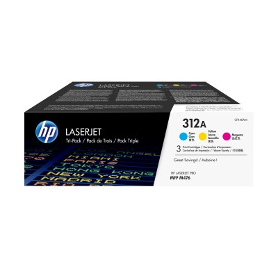 Toner HP 312A Ciano Magenta Giallo 3 pezzi