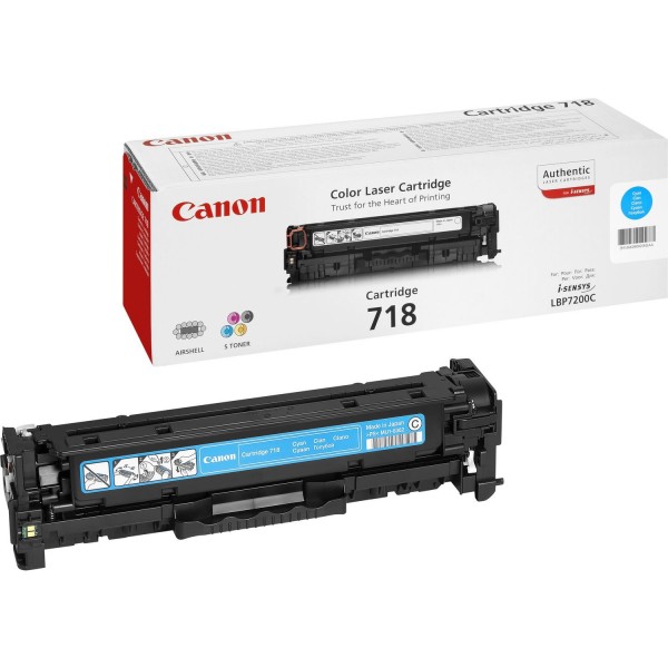 Toner Canon 718 C 2661B002 Ciano