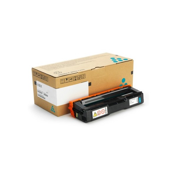 Toner Ricoh 407717 SP C252HE Ciano