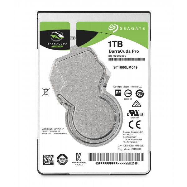 HDD Seagate Barracuda Pro ST1000LM049 1TB Sata III 2,5" 7200rpm 128MB 7mm