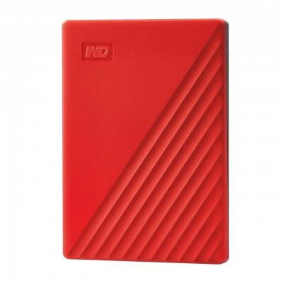 HDD Esterno Western Digital WDBYVG0020BRD-WESN 2TB MyPassport USB 3.0 Rosso