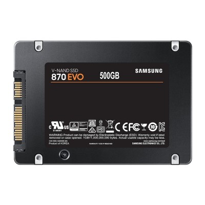 SSD SATA III Samsung 870 EVO 500 GB Nero