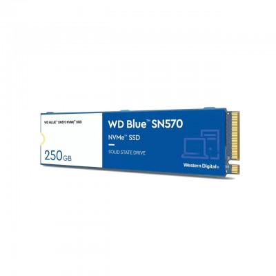 SSD M.2 WD Blue 250GB SN570 PCIe Gen3 x4 NVME