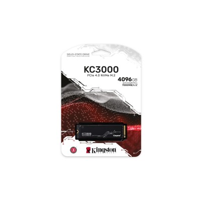 SSD M.2 Kingston Technology KC3000 4 TB PCI Express 4.0 3D TLC NVMe