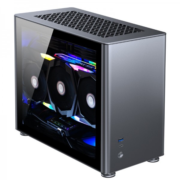 Case Jonsbo A4 Mini-ITX Vetro Temperato Grigio