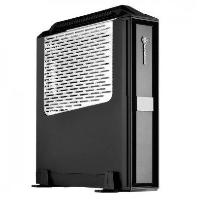 Case Silverstone SST-ML08B-H USB3.0 Milo HTPC Nero