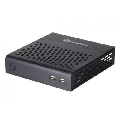 Case SilverStone SST-PT13B Petit Thin-Mini-ITX Nero