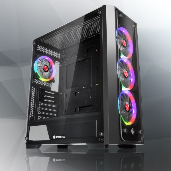 Case Raijintek PONOS TG4 Big-Tower Nero