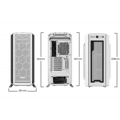 Case be quiet! Silent Base 802 Window Midi-Tower Vetro Temperato Bianco