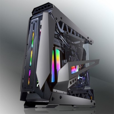 Case Raijintek NYX PRO Showcase Big-Tower Vetro Temperato Titanio