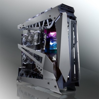 Case Raijintek NYX PRO Showcase Big-Tower Vetro Temperato Titanio