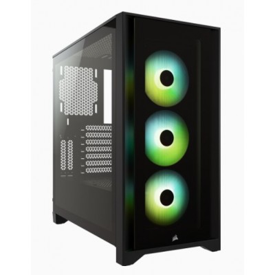 Case Corsair iCUE 4000X RGB Midi-Tower Vetro Temperato Nero