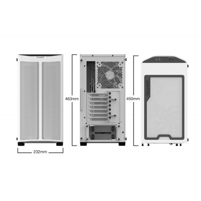 Case be quiet! Pure Base 500DX Midi-Tower Bianco