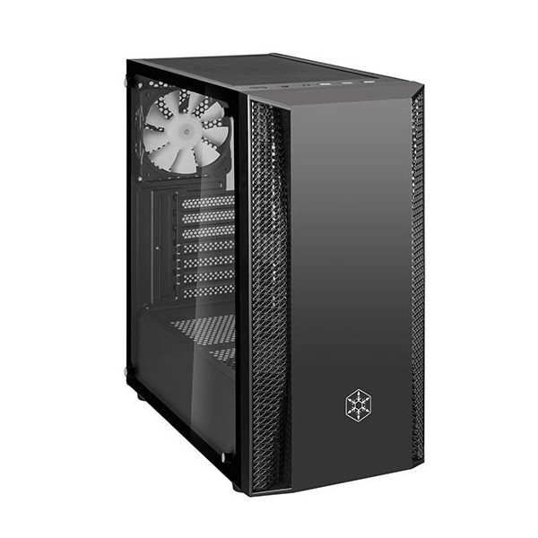 Case SilverStone Fara B1 Midi-Tower ARGB Vetro Temperato Nero