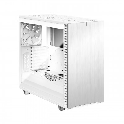 Case Fractal Design Define 7 White TG Mid Tower Vetro Temperato Grigio