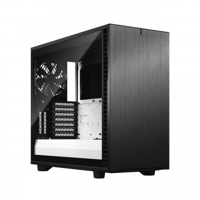 Case Fractal Design Define 7 Black & White TG Mid Tower Vetro Temperato Bianco Nero