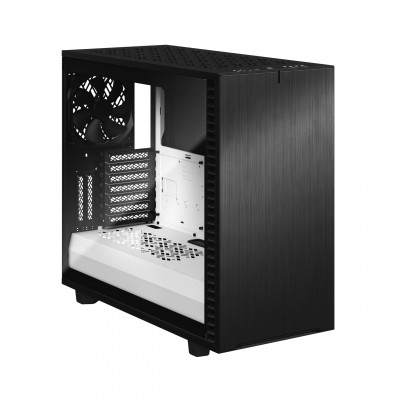 Case Fractal Design Define 7 Black & White TG Mid Tower Vetro Temperato Bianco Nero