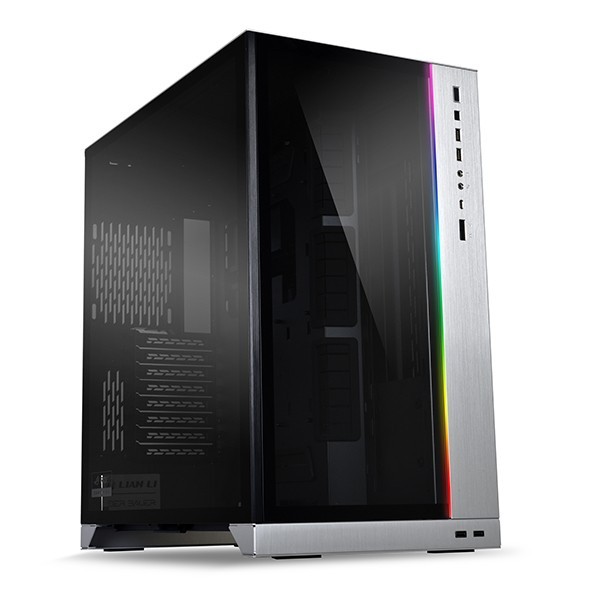 Case Lian Li O11Dynamic XL ROG Certified Midi-Tower argento