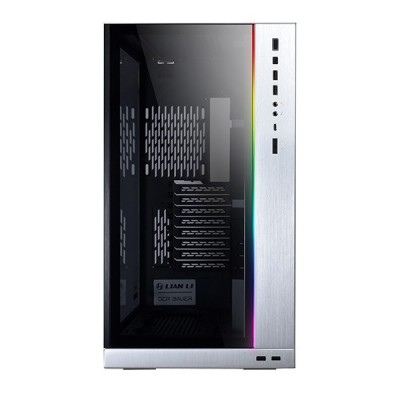 Case Lian Li O11Dynamic XL ROG Certified Midi-Tower argento