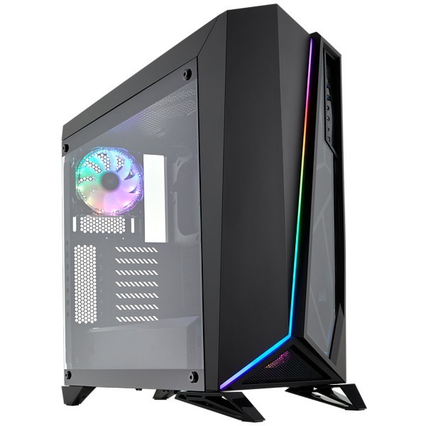 Case Corsair Carbide SPEC-OMEGA RGB Midi-Tower Vetro Temperato Nero