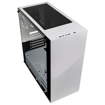 Case Kolink Stronghold Midi-Tower Vetro Temperato Bianco