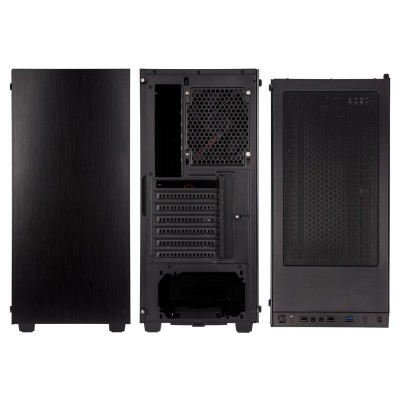 Case Kolink Stronghold Midi Tower Vetro Temperato Nero