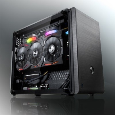 Case Raijintek Ophion EVO Mini-ITX Vetro Temperato Nero