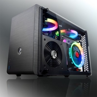 Case Raijintek Ophion Mini-ITX vetro Temperato Nero