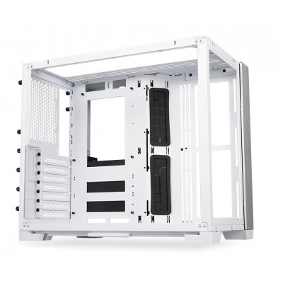 Case Lian Li O11 Dynamic Mini Snow Edition midi-tower Vetro Temperato bianco